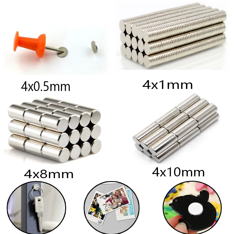 

25-100Pcs Mini Round Small Magnet4X0.5 4X1 4X1.5 4X2 4X3 4X4 4X5 4X6 4X8 4X10 Magnet Permanent Super Strong Powerful Magnets