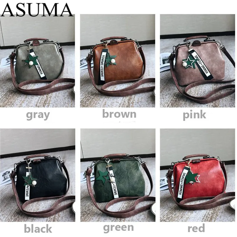 Модная женская сумка из вощеной кожи винтажная сумка-мессенджер женские сумки в