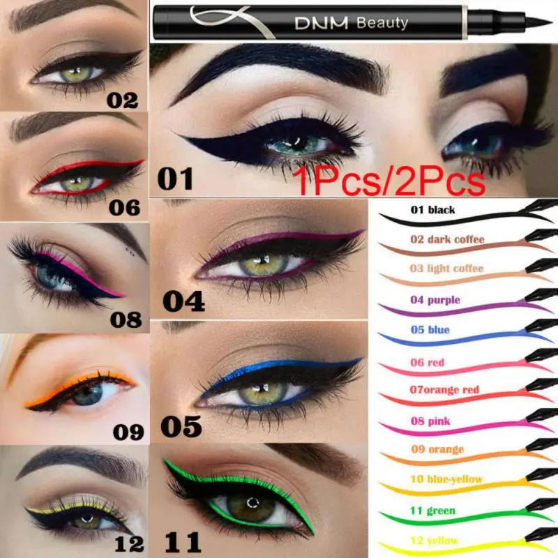

Long-lasting Black Eye Liner Pencil Makeup Tools Cat Eye Makeup Waterproof Colorful Liquid Eyeliner Pen Make Up Cosmetics