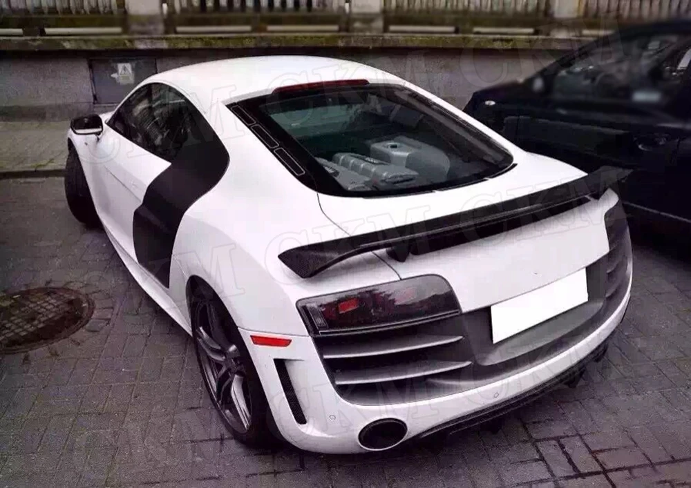 Спойлер для багажника Audi R8 2018 2019 из углеродного волокна | Автомобили и мотоциклы