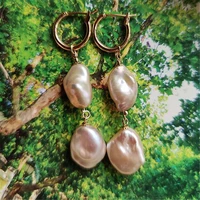 fashion natural multi color baroque pearl earrings dangle lady gift lucky aquaculture mothers day accessories easter fashion