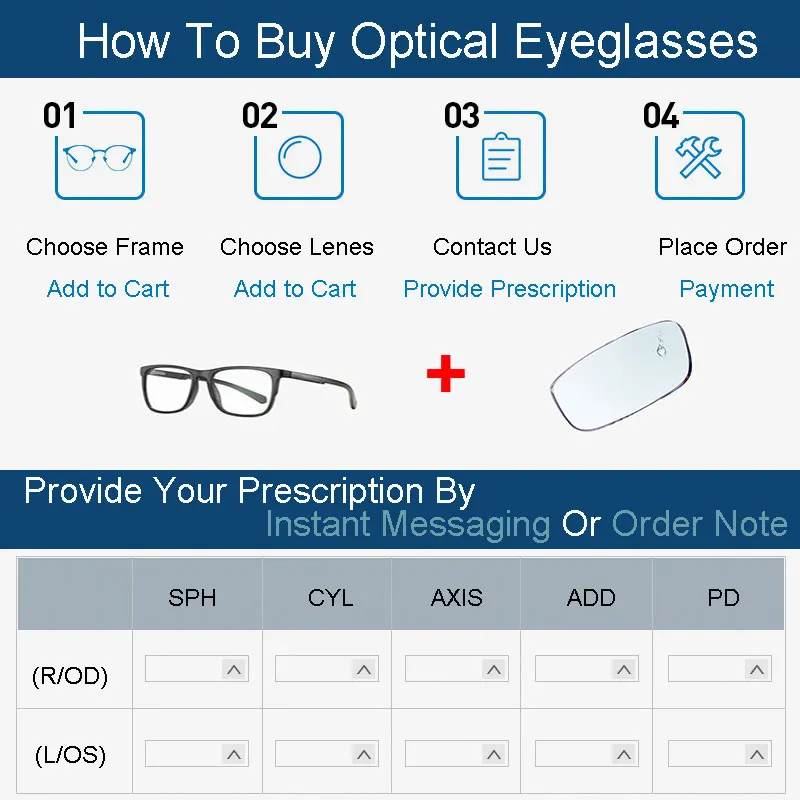 1 56 anti blue ray single vision aspheric optical lenses prescription vision correction computer reading lens for women and men free global shipping