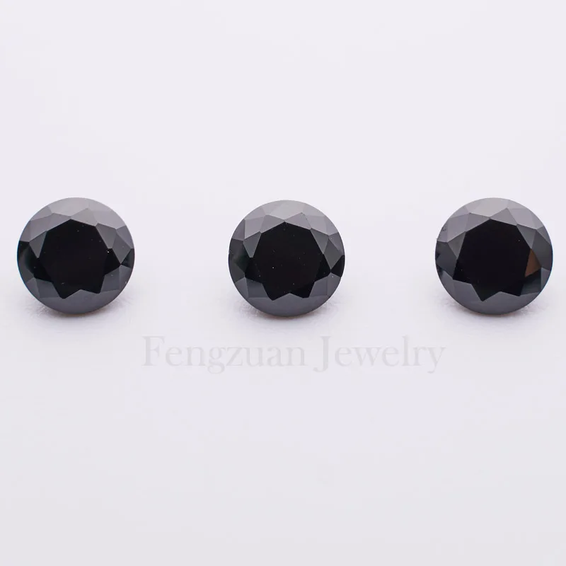 

AAAAA quality loose cz gemstones 1-2.6mm 500pcs/pack lot black blue lavender pink different color