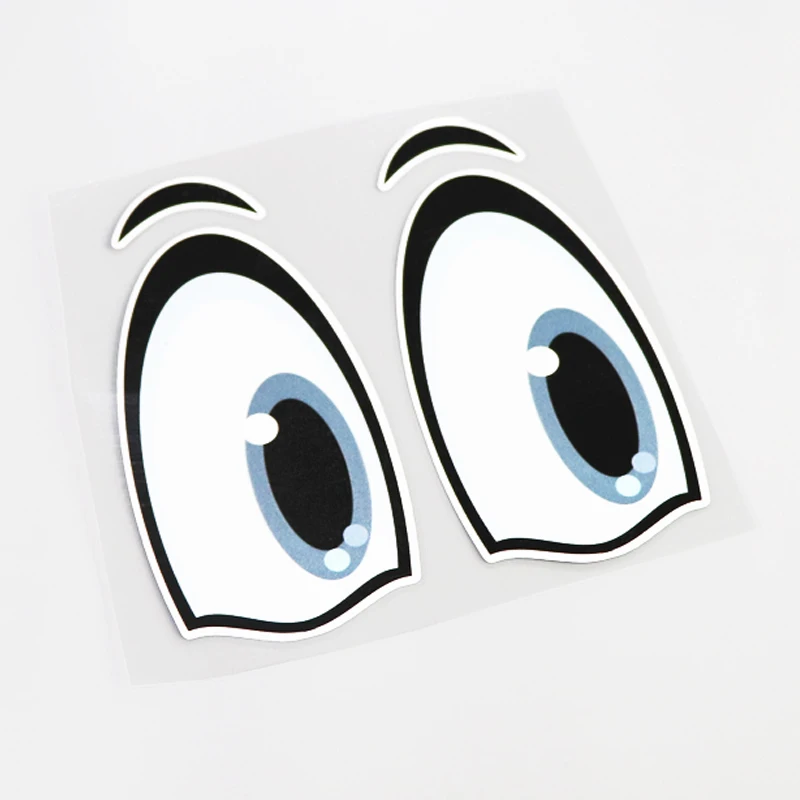 

Waterproof and Scratch ResistantCartoon Fun Animal Eyes Car Sticker Decal PVC Accessories 16cm*16cm