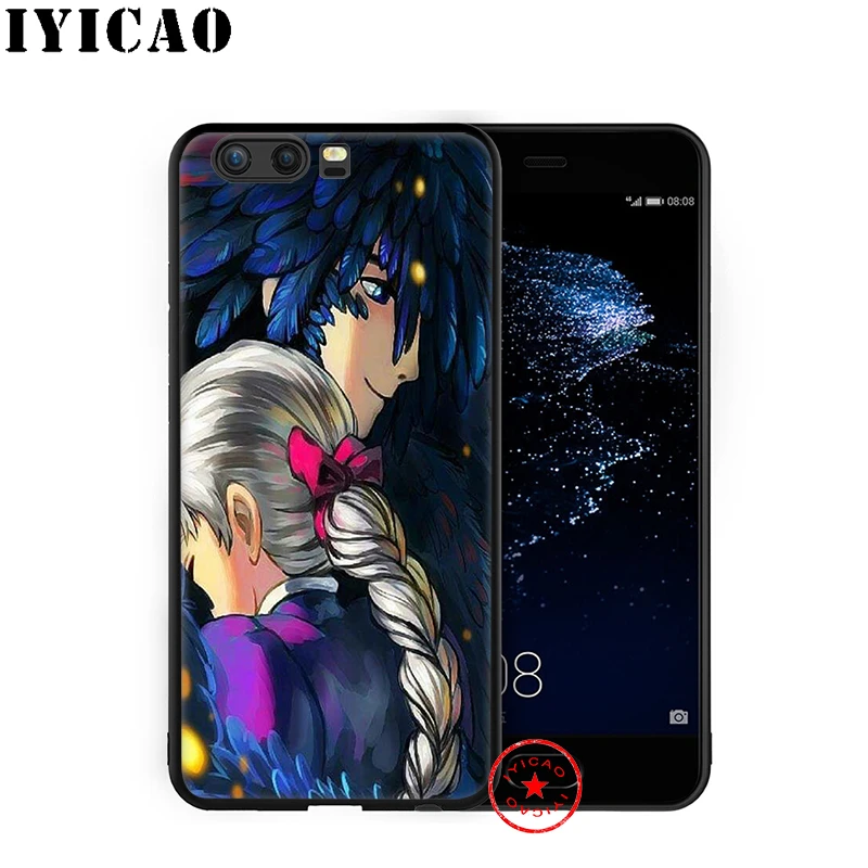 Чехол Howl's Howls с подвижным замком мягкий черный чехол для Huawei Mate 30 Lite Pro Y9 Y7 Y6 Prime