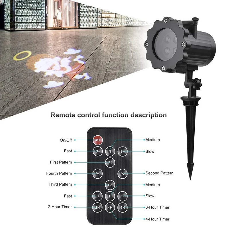 12 моделей рождественских лазерных прожекторных ламп, уличные садовые лужайки, лампы Санта Клауса, анимационный эффект для нового года, Рождественское украшение
