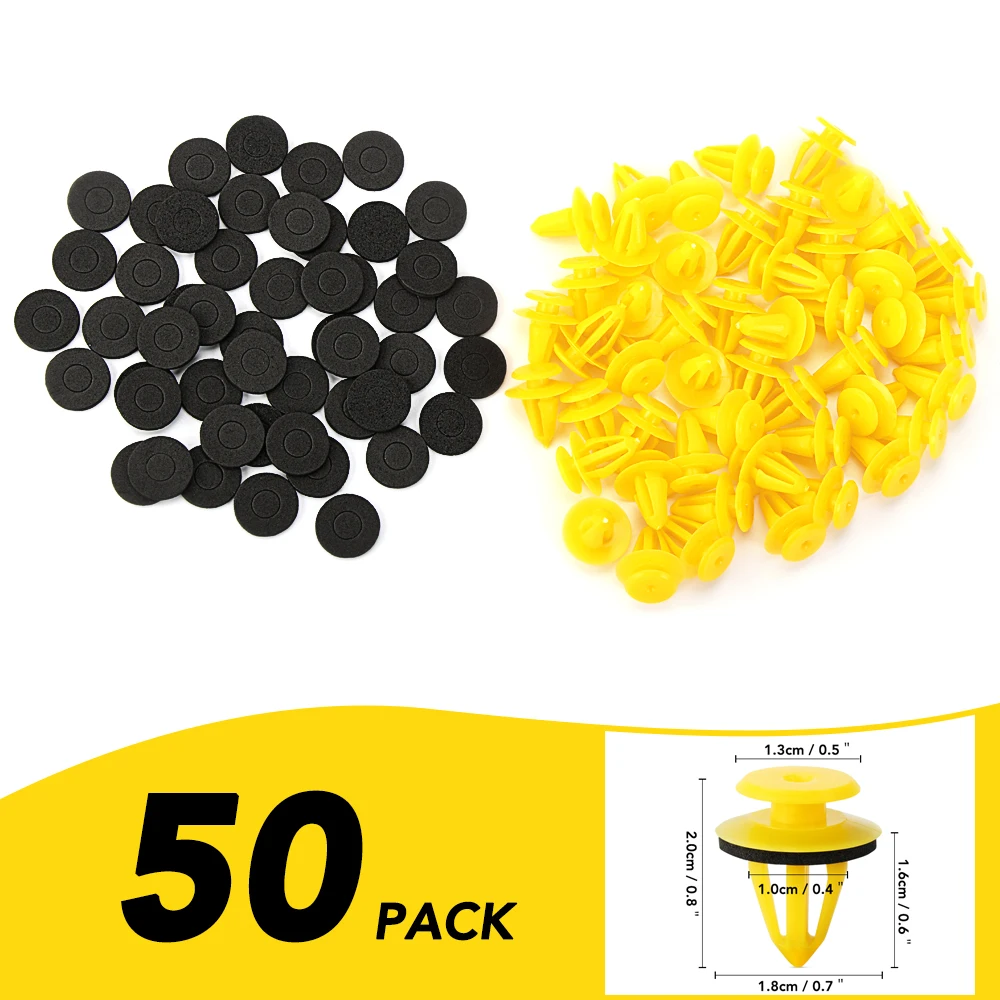 10 мм автомобильные зажимы для бампера автомобиля заклепка панели двери