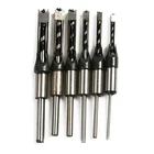 6 шт. для обработки дерева квадратные отверстия сверло долото набор долото для DIY Деревообрабатывающие инструменты CNIM Hot