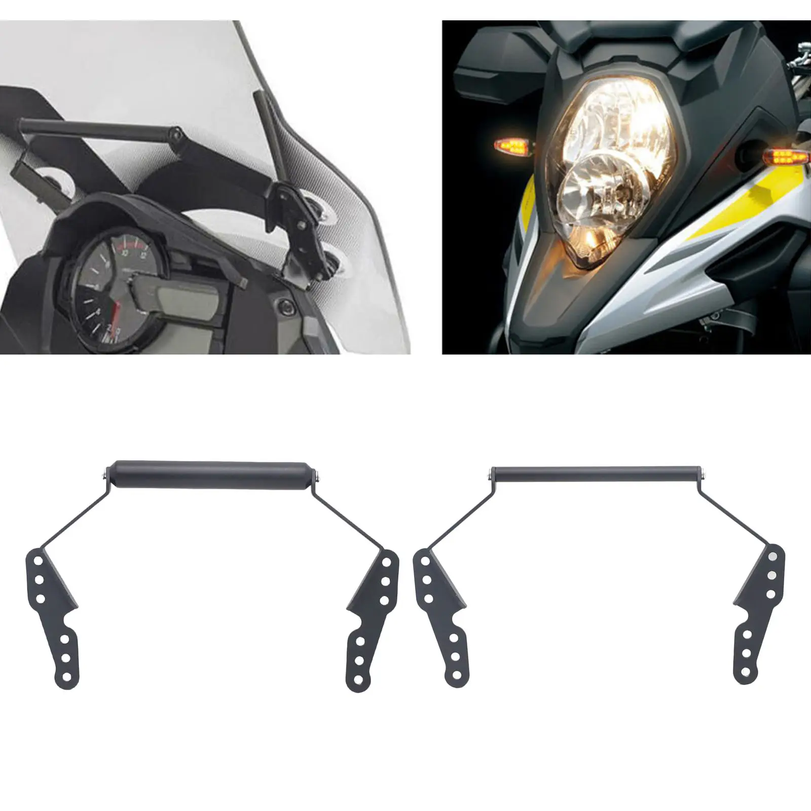 gps bracket mounted front handle bar durable spare parts mobile phone holder fit for suzuki dl 1000 v strom 2017 2018 2019 free global shipping