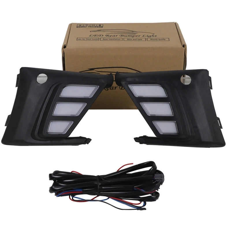 

2Pcs for 2019 Ford Focus Low Profile Two-Color Streamer Cargo Daytime Running Light