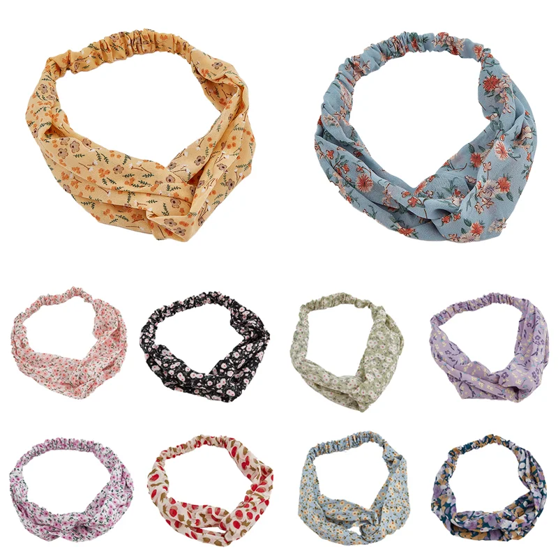 

Bohemian Print Headbands Elastic Hairbands Girls Hair Bands Hair Accessories Hair Band Turban Girl Hair Band Hair Accessories