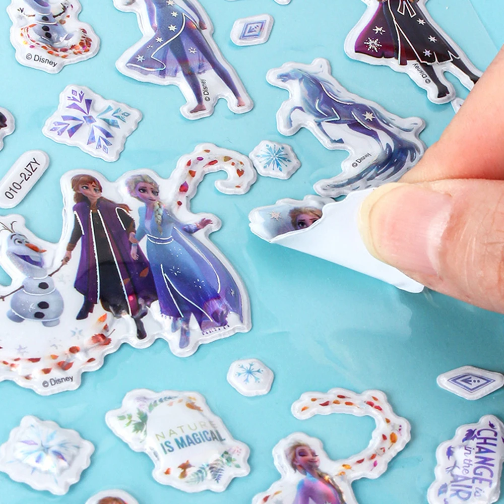 Стикеры Disney с изображением Микки и Минни милые объемные Пузырьковые героями