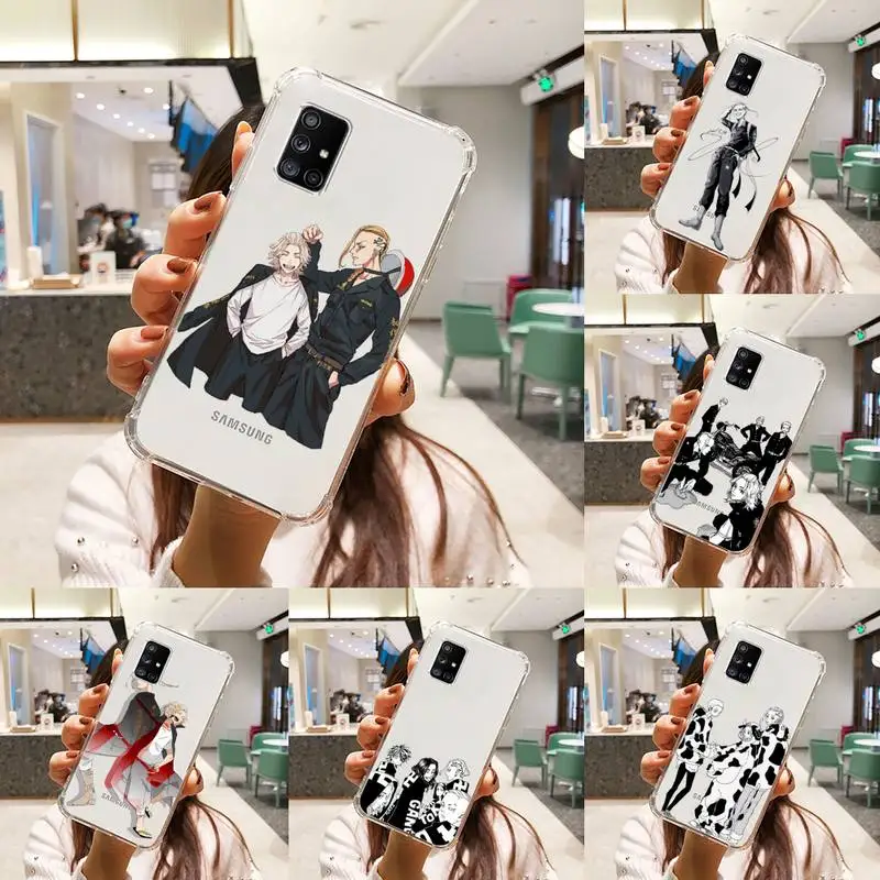 

Tokyo Revengers comics Phone Case Transparent For Samsung S A M J 21 20 50 30 60 5 7 51 71 90 11 10 J710 e p PLUS Prime 5G