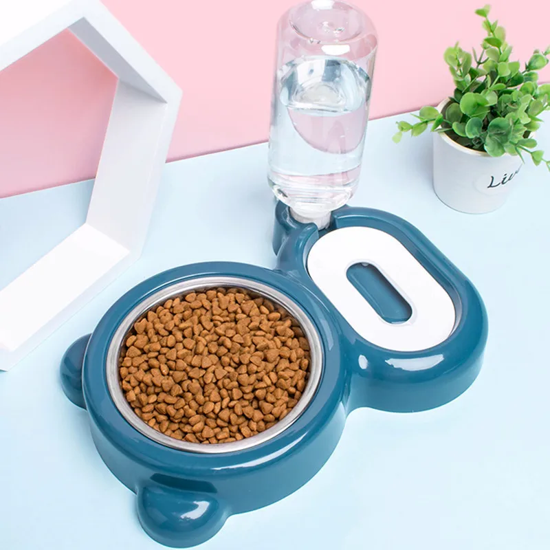 

2021 реальная Автоматическая Емкость для хранения воды для кошек миска для еды для собак и кошек контейнер для еды с водой кормушка для домашн...