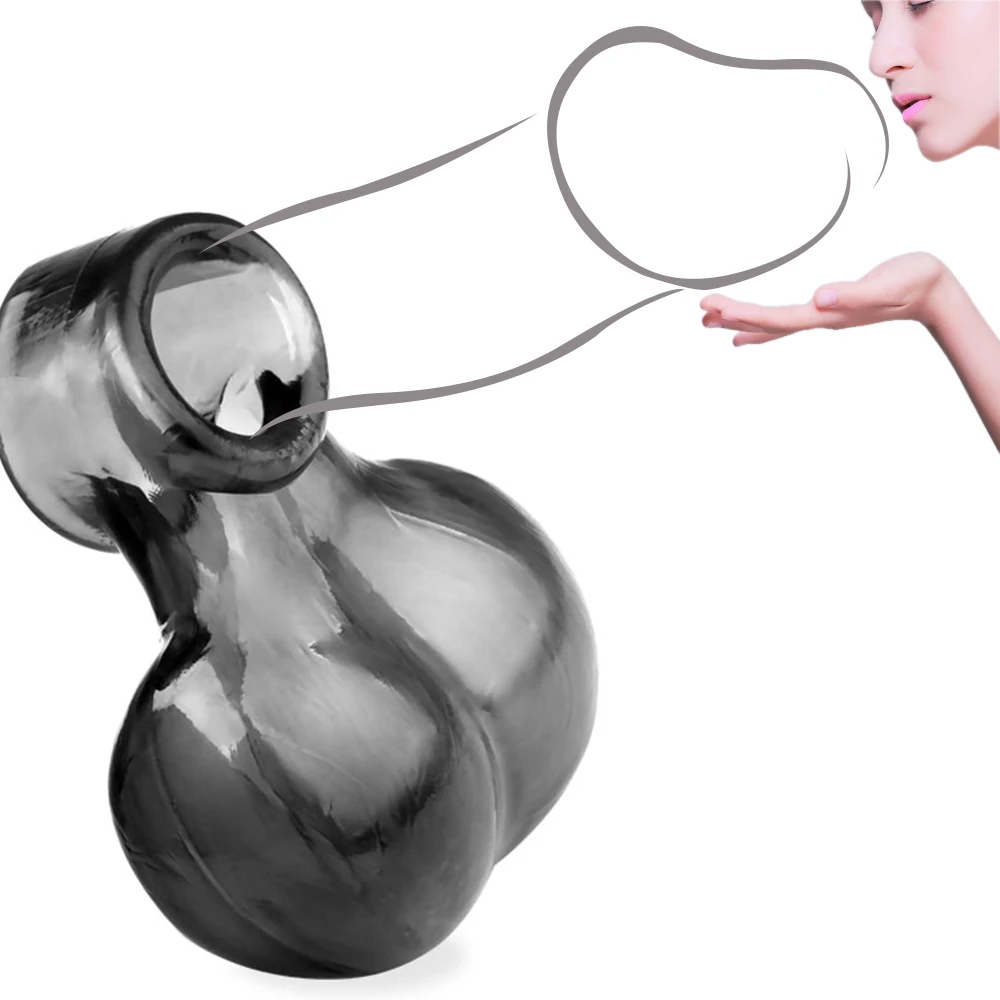 Кольцо на пенис секс-игрушка Мягкий рукав для мошонки стимуляция эрекции