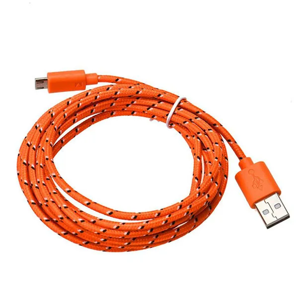 Beautyss 3 м/10 футов Usb кабель для Mpbile телефона Micro USB зарядное устройство кабель-трос