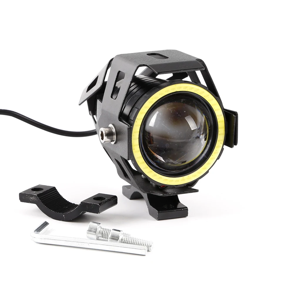 2 шт. светодиодный противотуманный фонарь для мотоцикла с 1 переключателем в