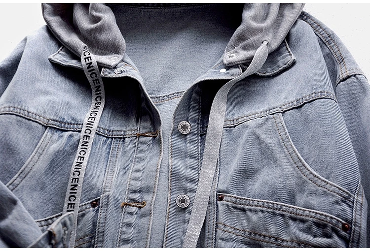 Женская джинсовая куртка ZQLZ повседневная короткая демисезонная уличная с