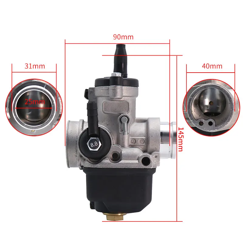 Карбюратор для гоночного мотоцикла ZS Dellorto PHBL 25BS 2T(A) R2731 25 мм Fantic 200 модель 50cc 200cc