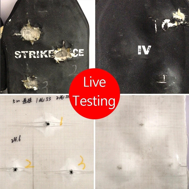 Пуленепробиваемые панели класса 3A покрыты композитной вставкой из полиэтилена