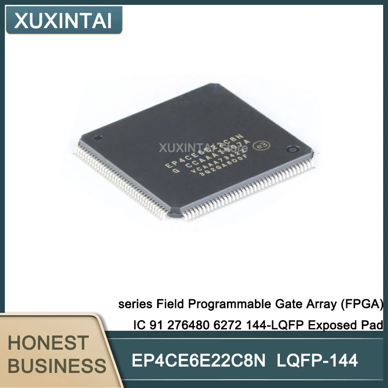 

5Pcs/Lot EP4CE6E22C8N EP4CE6E series Field Programmable Gate Array (FPGA) IC 91 276480 6272 144-LQFP Exposed Pad