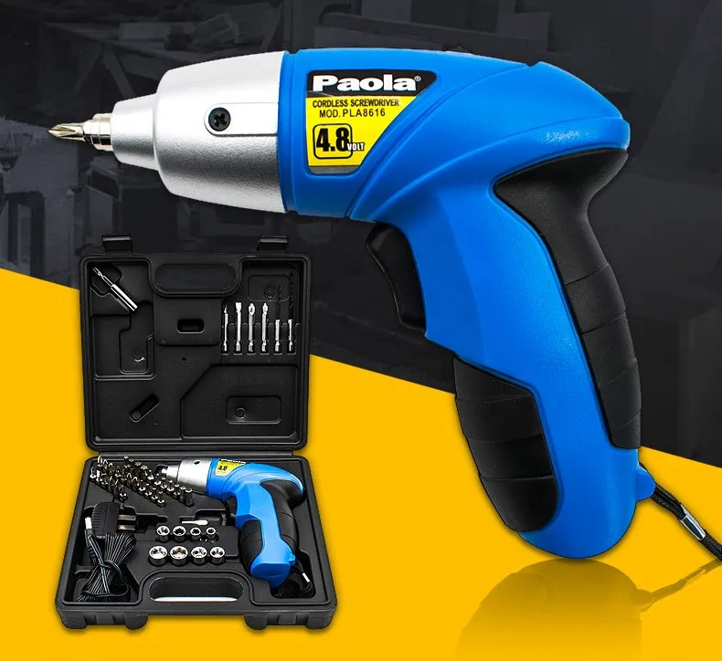 Набор беспроводных электрических отверток 4 8 в набор перезаряжаемых заводская