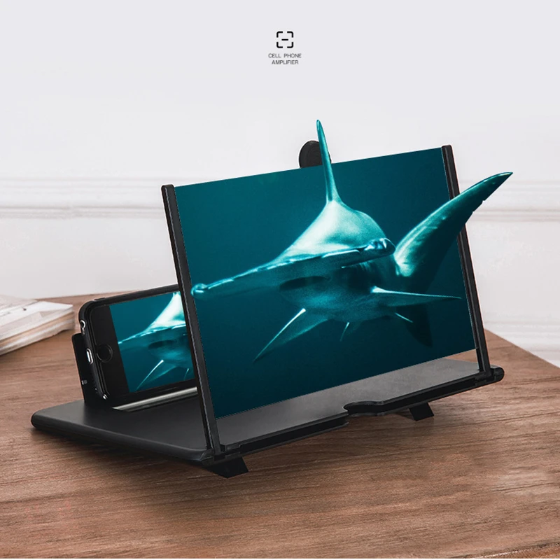 Универсальный 12-дюймовый портативный мобильный увеличитель для экрана телефона