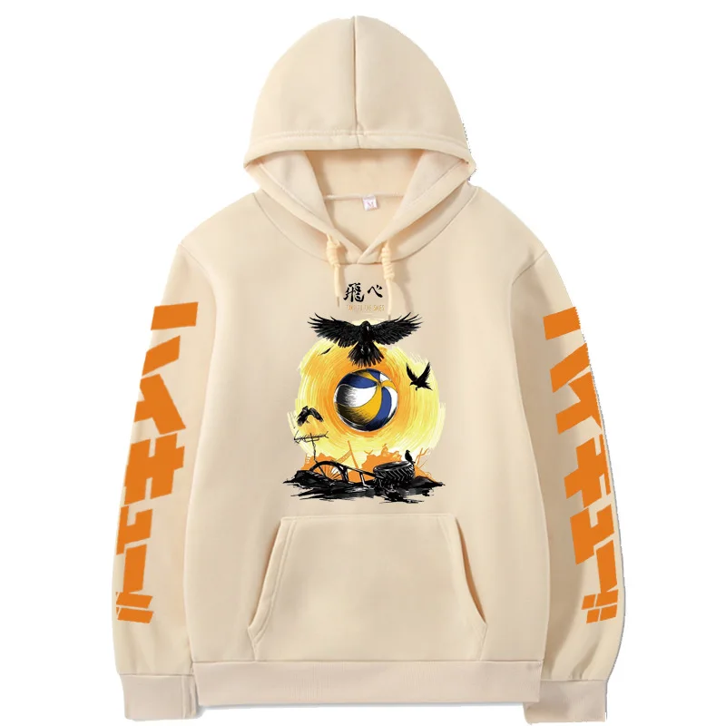 

winter Sweatshirt boy and girl Gothic Volleyball boy Haikyuu Streetwear Long sleeve Casual Simple Women Men Harajuku Sweatshirt