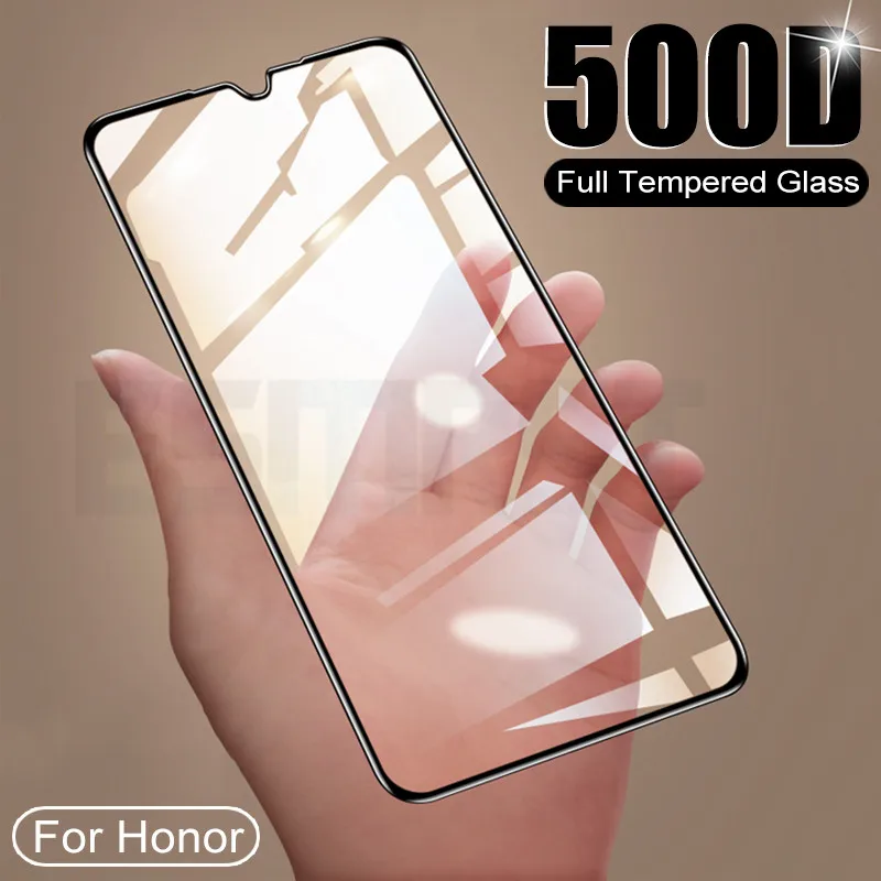 Защитное стекло 500D для Huawei Honor 20 10 Lite 10i 20i V20 V30 20S 8X 8A 8S 9S 9A 9X | Мобильные телефоны и