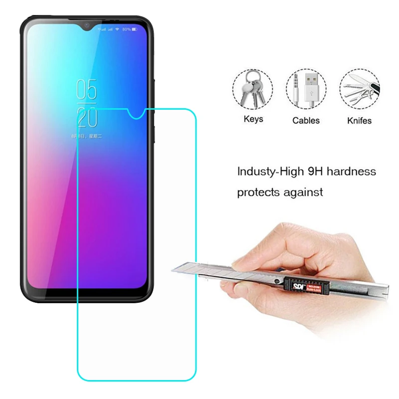 phone tempered glass 2-1PC Tempered Glass For Blackview A70 Protective Glass Cover on Pelicula Blackview A80 A60 Plus A80Pro A90 Pro Screen Protector t mobile screen protector