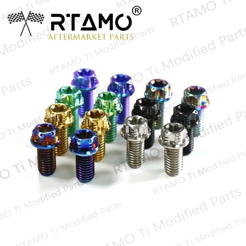 

RTAMO Titanium Mirror Bolts Kit M8x16L Double CNC Head