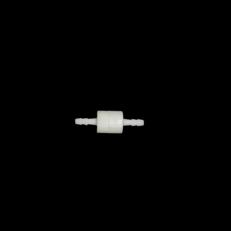 

4mm OD Plastic Hose Barb White One Way Non-return Check Valve Pipe Fitting Tube Connector for Water Gas Liquid