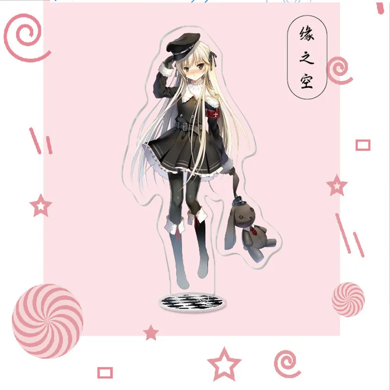 

Hot Anime Yosuga No Sora Cartoon Print Acrylic Collection Otaku Gift Key Chain Standing Sign Women Fans Gift Desktop Decoration
