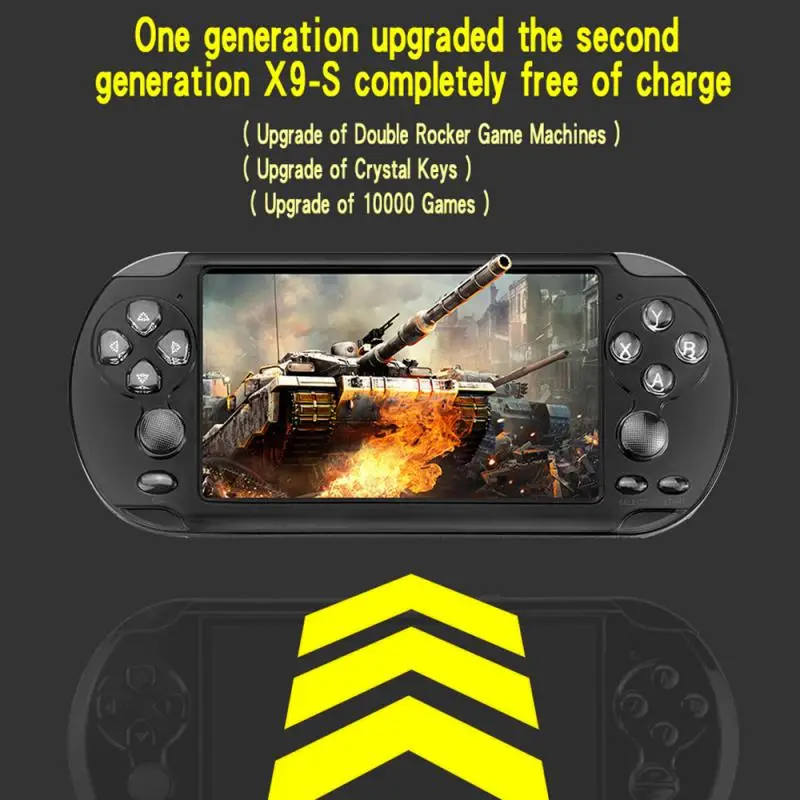 

Game Console Player X9 for Game Handheld Retro Game 5.1 inch Screen Handheld Game Player Support Camera for Xmas Gift