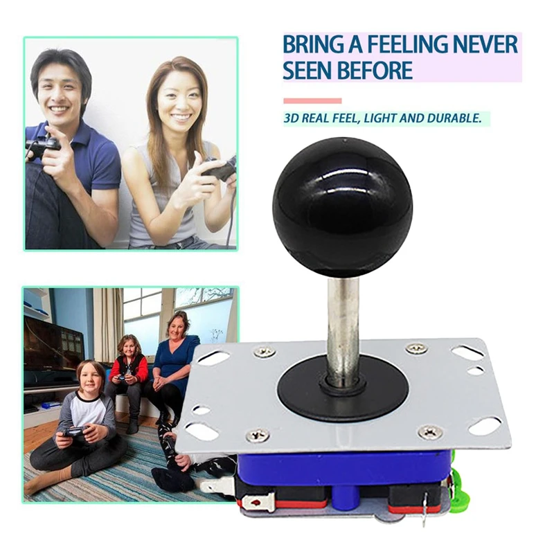 Двойной плеер Аркада рокер комплект светодиодный Кнопка шаровая Головка с USB