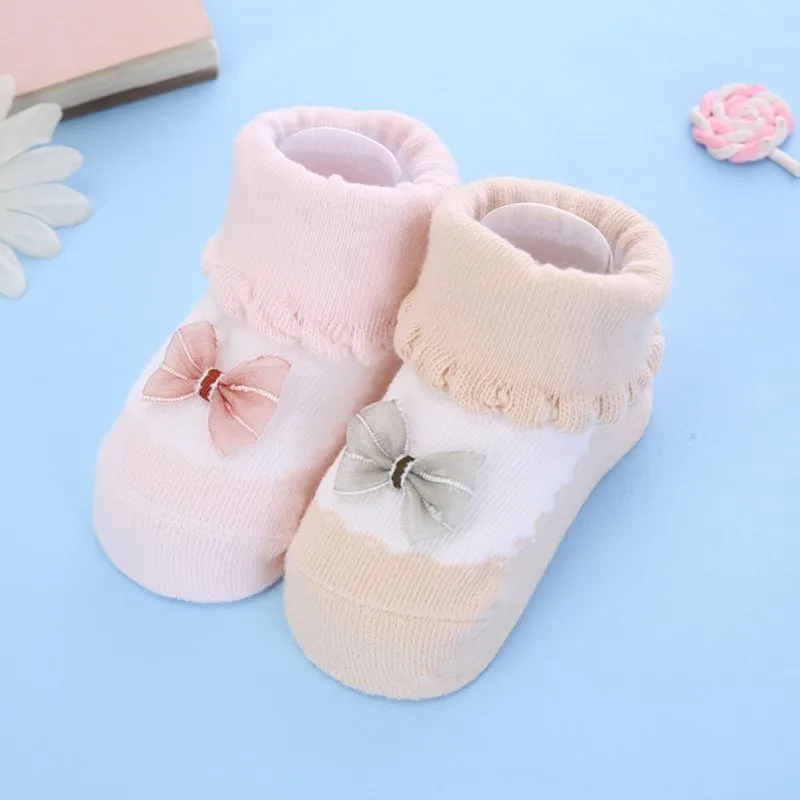 2 пар/компл. младенческой новорожденных детские носки для девочек милые с принтом