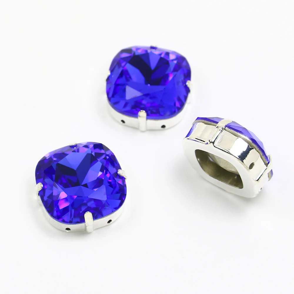 18*18 мм толстые квадратные хрустальные стразы для шитья стекла Необычные