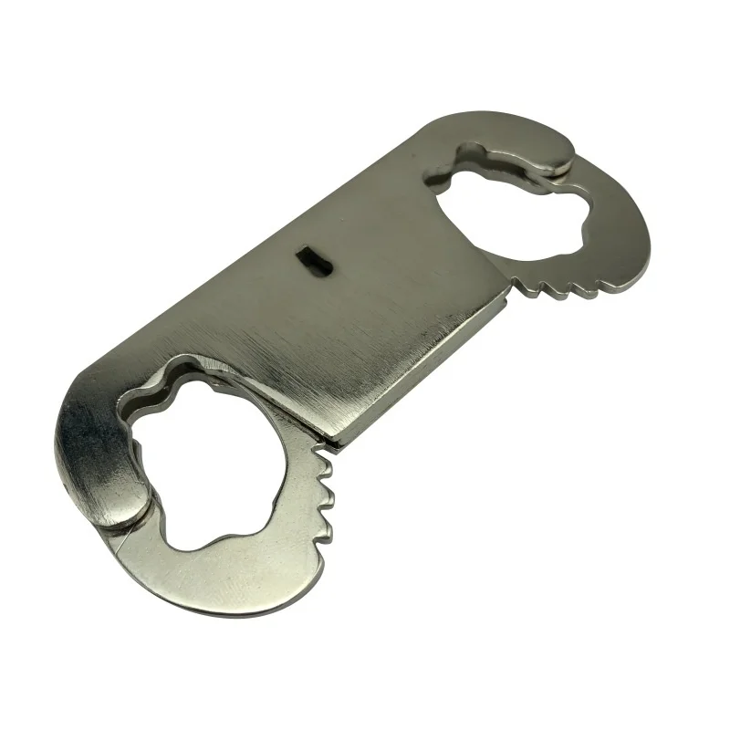 Ластами из нержавеющей стали большой палец с металлической застежкой манжеты