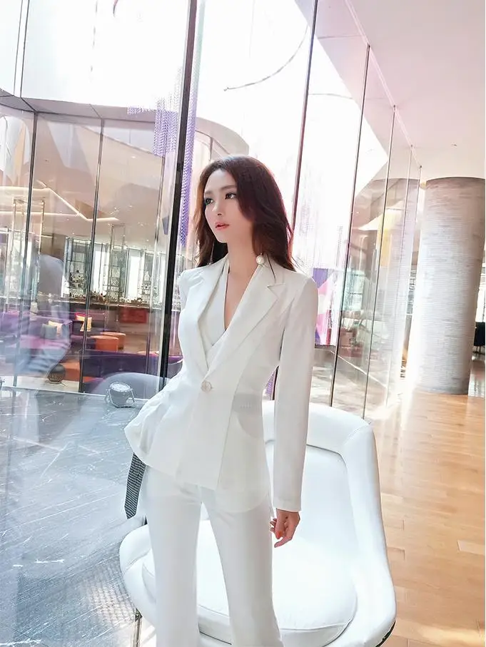 Новинка весна-лето 2020 Офисная Женская тонкая Брендовая женская одежда для