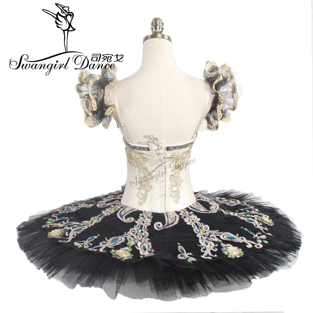 Женские Профессиональные балетные пачки золотого и черного цвета классические