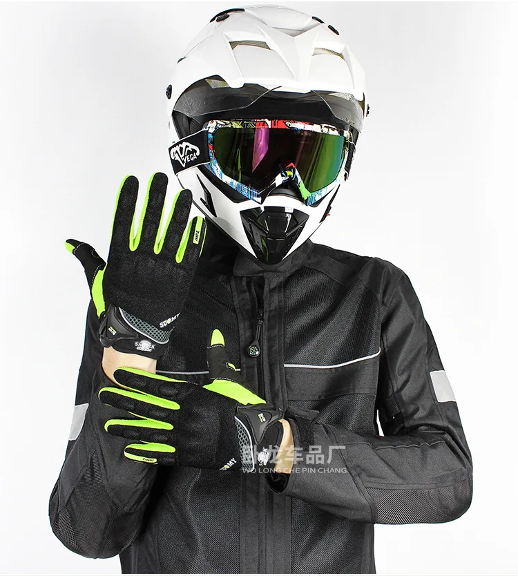 

Motorcycle riding gloves motorcycle gloves fit for Yamaha BMW Full finger motocross motorbike gloves luvas da moto