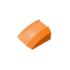 

Building streetscape DIY building block accessories moc-30602 inclined curved 2x2 arc smooth tile children's toy accessories ev3