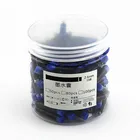 Чернильная ручка Jinhao, 1 коробка каждого цвета, 80 шт., чернильная ручка, чернильная, красная, синяя, чернильная бутылка, стеклянный картридж, одноразовый пакет для чернил