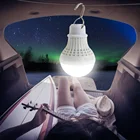 Практичная портативная Светодиодная лампа для кемпинга 5 Вт, светильник чная многофункциональная уличная палатка, висячий аварийный фонарь