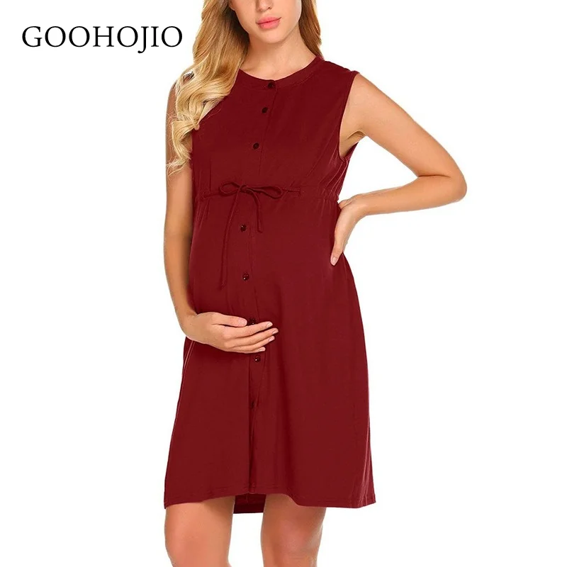 

GOOHOJIO 2021 Spring Autumn New Comfortable Dresses Women Fashionable Dress for Pregnant Woman Oversized Fashion Women Dress