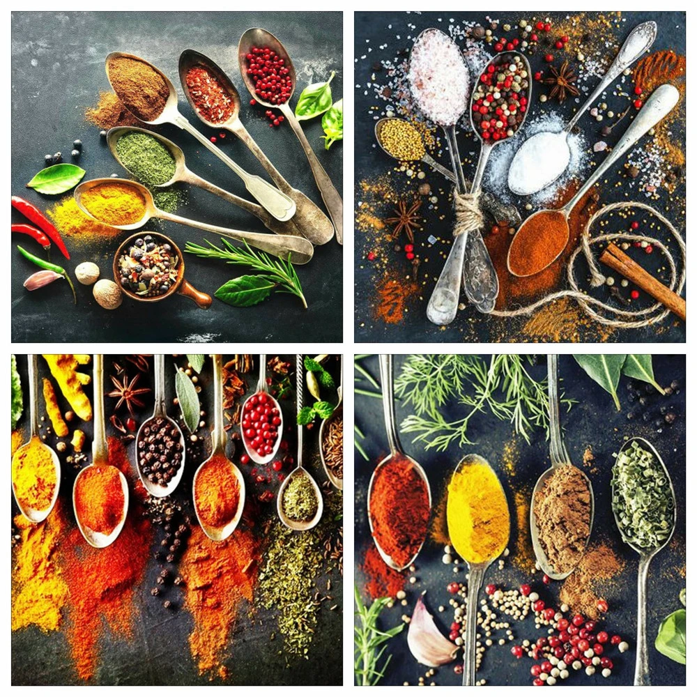 Huacan алмазная вышивка полная выкладка приправа Алмазная мозаика мультфильм