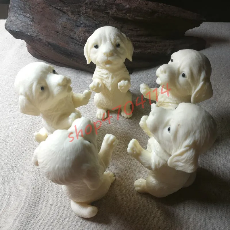 

Изысканные украшения ручной работы для щенка из натуральной слоновой кости