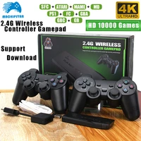 newest video game console 4k hdmi compatible game stick built in 10000 retro game tv dendy console support for ps1fcgbamame