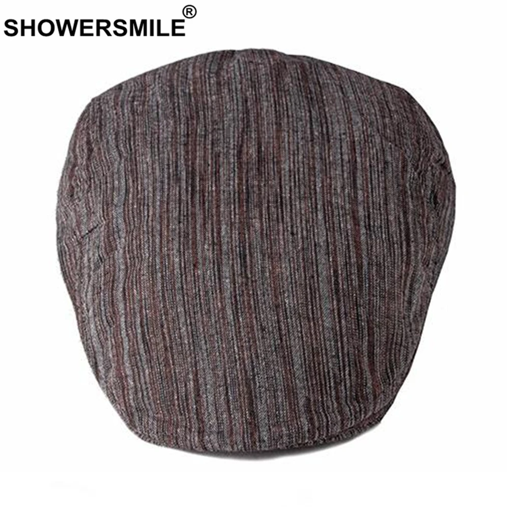 Кепка SHOWERSMILE мужская с плоским верхом хлопковая Повседневная в белую