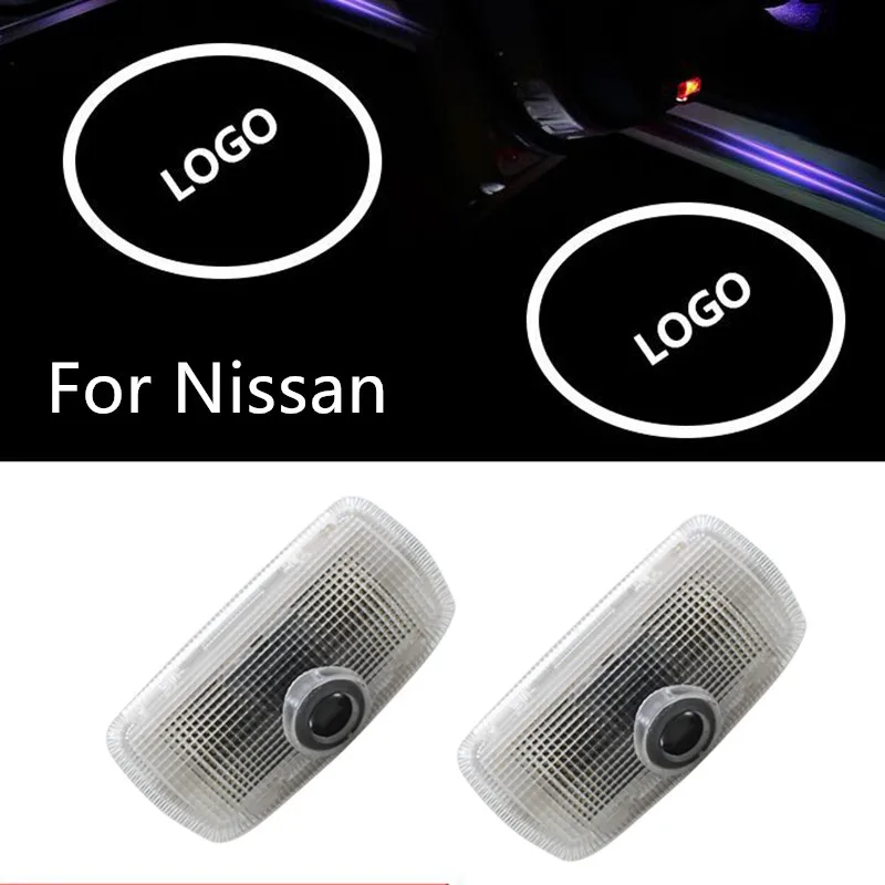 

Car Door Welcome Logo Light For Nissan Teana 2008-2012 Patrol Laser Projector Car Lights Emblem Shadow Courtesy car led light 2X